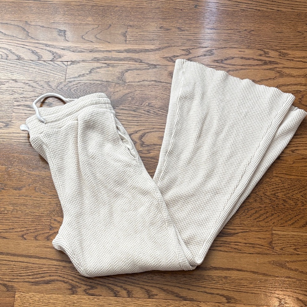 American Eagle Outfitters Waffle Knit FlareSweatpants